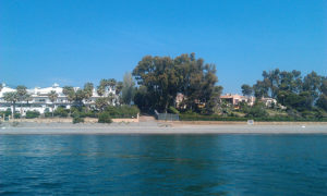 Punto de salida del cable submarino